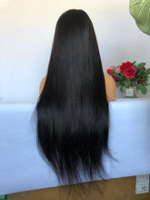 Load image into Gallery viewer, 13x4 Natural Black Frontal Wig 150% density
